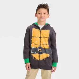 Sudadera con cremallera Michelangelo Teenage Mutant Ninja Turtles para niños - negra - Imagen 1 de 3