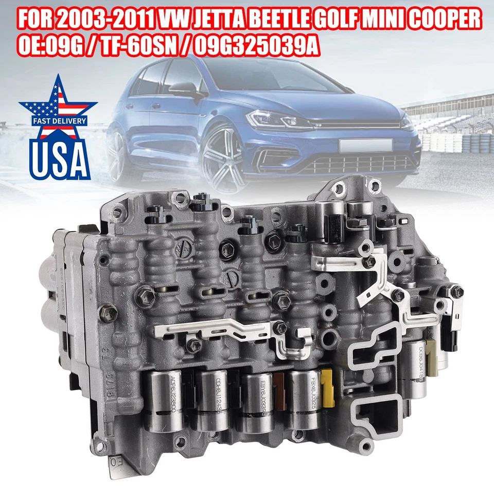 6-Speed Transmission Valve Body 09G325039A For VW Jetta Beetle Golf Mini Cooper- Foto 1 de 4