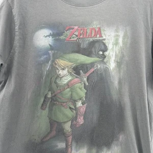 2010 Legend of Zelda Twilight Princess T-Shirt Gray SZ L Game Day Nintendo Y2k - Picture 1 of 9