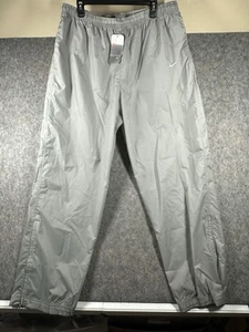 Nike Vintage Trainingshose XXL Grau Nylon Windbreaker Y2K Sportlich Neu mit Etikett - Bild 1 von 11