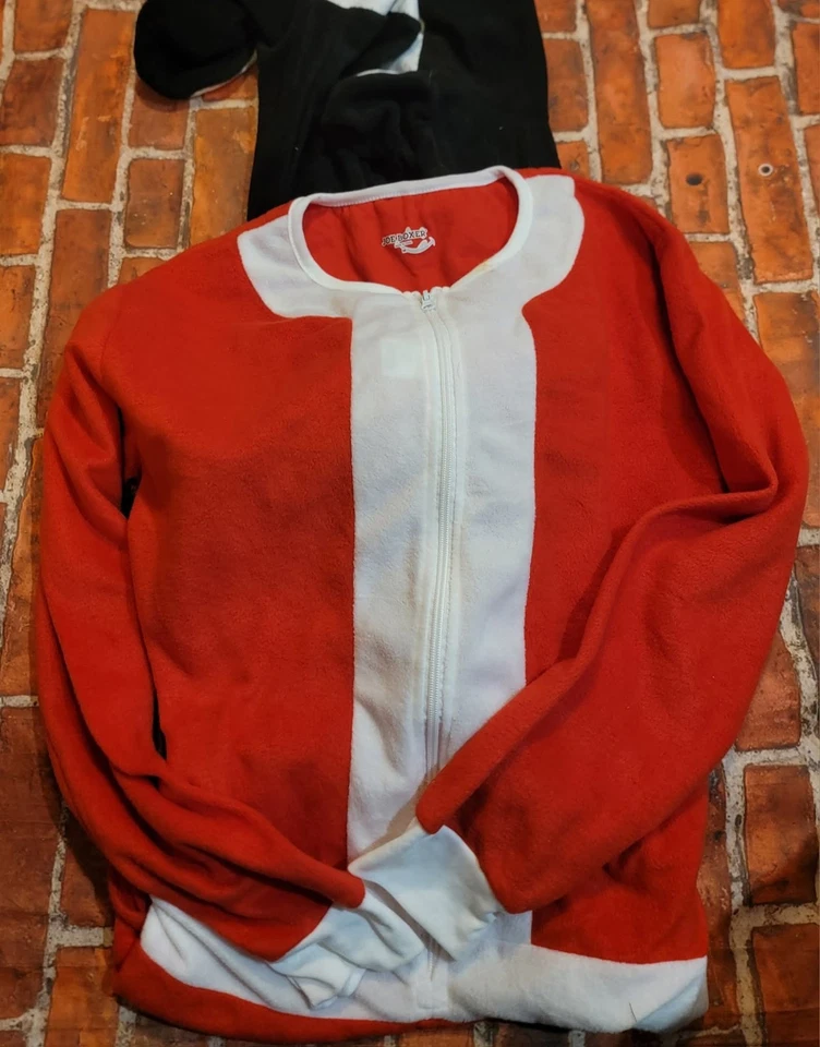 Traje Joe Boxer Para Hombre Unión Papá Noel con Pies Talla Mediana Nuevo sin Etiquetas Pjs Foto 1 de 1