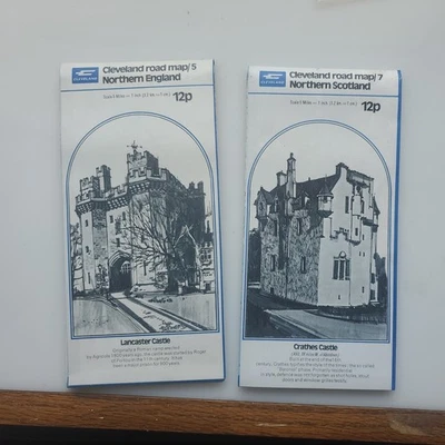 Cleveland road map  5 and 7 Northern England And Northern Scotland - Image 1 of 3