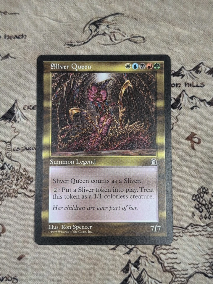 Sliver Queen Stronghold MP Condition Magic The Gathering - Image 1 of 2