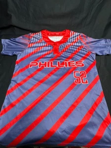 Camiseta deportiva de softbol Phillies #52 adulto pequeña Baskin Robbins 4Tress atletismo - Imagen 1 de 5