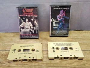 Ozzy Osbourne Lot Cassette Tapes No Rest For The Wicked & Tribute Randy Rhoads - Picture 1 of 6
