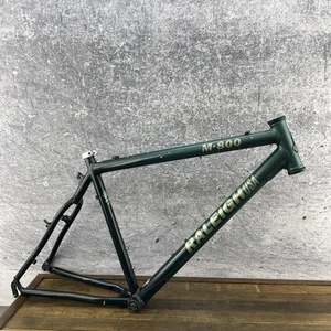 Vintage Raleigh USA M800 Mountain Bike Frame 19in Green 7005 Aluminum MTB 5lb - Picture 1 of 21