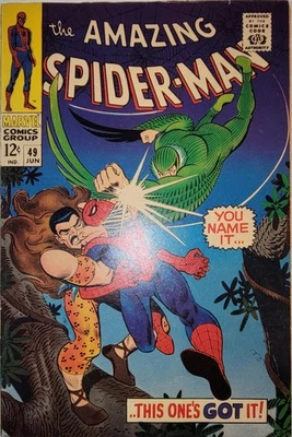 Amazing Spider-Man Silver Age #49 VF Kraven & Vulture Appearance 1967 High Grade - Image 1 of 4