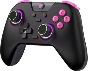 EasySMX X05 Wireless PC Game Controller, Hall Triggers Joysticks Bluetooth RGB - Picture 1 of 9