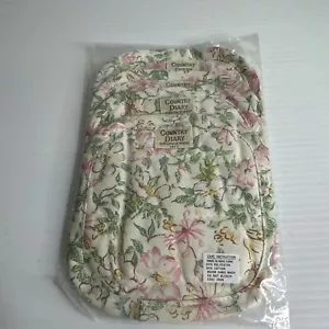 Vintage Country Diary Richard Webb Fabric Coasters 1977 Cottagecore Shabby Chic - Picture 1 of 4