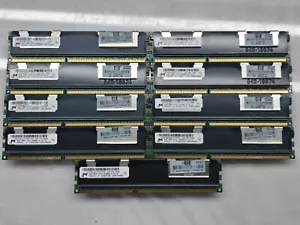 72GB 9X4GB Micron PC3-10600R 4GB DDR3 Server RAM MT36JSZF51272PZ-1G4F1AB ECC - Picture 1 of 2