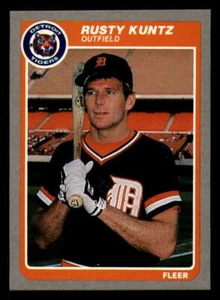 1985 Fleer #14 Rusty Kuntz Detroit Tigers Baseball Card NM-MT ID:41048 - Picture 1 of 2