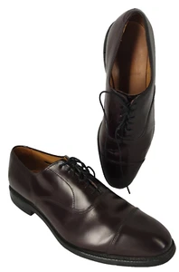 Allen Edmonds Park Avenue Mens 9 1/2 B 9.5B Almond Toe Oxford Dress Shoes - Picture 1 of 13
