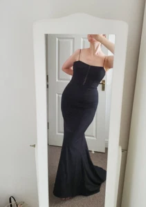 JARLO Elegant Occasion Party Maxi Dress Black, size 8 - Picture 1 of 4