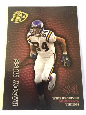 2003 Playoff Hog Heaven Randy Moss #83 Vikings - Image 1 of 2