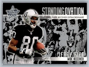 /2500 2002 Leaf Rookies & Stars Standing Ovation Jerry Rice #SO-09 - HOF - Picture 1 of 2