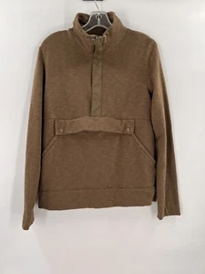 LL Bean Slim Fit 1/2 Zip Front Pocket Pullover SIZE Small Men's 510963 Green - Picture 1 of 9