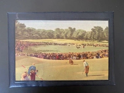 Vintage Antique Golf Box + 3 Vintage Slazenger Demon Golf Balls - VG - Image 1 of 3