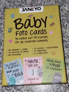 Baby Foto Cards JANEYO ❤️ Neuwertig  - Bild 1 von 3