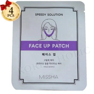 Parches de elevación MISSHA Speedy Solution 4 piezas máscara facial adelgazante en forma de V NUEVO Foto 1 de 4
