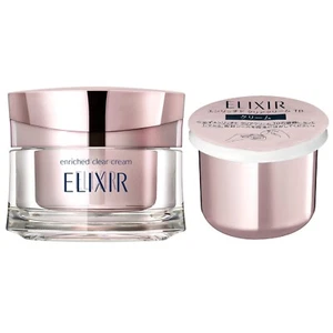 Shiseido ELIXIR WHITE Enriched Clear Cream 45g Brightening Firming Aging Care - Picture 1 of 9