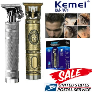 Kemei Silber Akku Haarschneider Trimmer Rasierer Schneider Schneiden Bart Friseur - Bild 1 von 38
