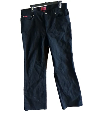 Chaps Denim Jeans Womens Size 14  Delaney Black Straight Leg Pants Jeans - Image 1 of 4