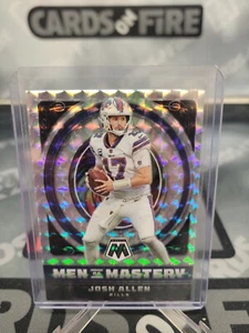 2022 Panini Mosaic JOSH ALLEN SILVER MOSAIC PRIZM SP Men of Mastery - Picture 1 of 2