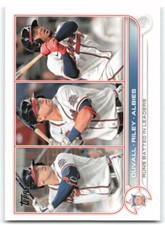 2022 Topps #181 NL RBI Leaders Adam Duvall Austin Riley Ozzie Albies Braves 2B