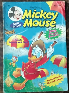 INDIA PRINT WALT DISNEY COMICS NO. 19 MICKEY MOUSE , DONAL DUCK WITH PUZZLE BOOK - Picture 1 of 8