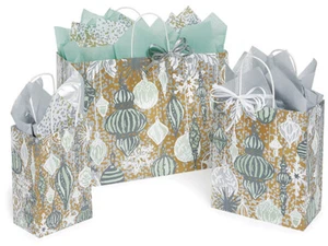ORNAMENTAL ELEGANCE Design Gift Paper Gloss Bag Choose Size - Picture 1 of 4
