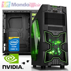 PC Computer GAMING Intel i5 7400 - Ram 8 GB DDR4 - SSD 240 GB - GTX 1050 2 GB - Foto 1 di 1