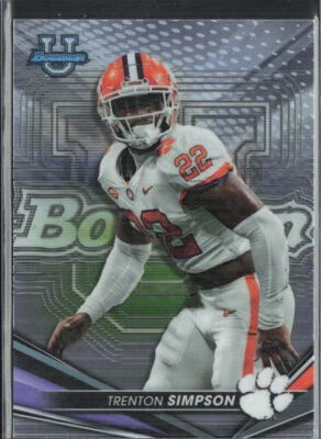 2022-23 Bowman's Best University #34 Trenton Simpson Clemson Tigers - Image 1 of 2