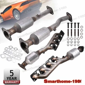 4 Exhaust Catalytic Converters for 2004-2015 Nissan Titan Armada Pathfinder 5.6L - Picture 1 of 17