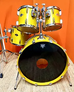 Yamaha Beech Custom Shellset 22,10,12,14 yellow birch recording maple - Bild 1 von 17