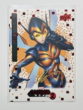 2023 Upper Deck Marvel Anime 2 Red Foil Artist Autograph Drake Tsui Wasp /75