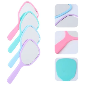 8 Pcs Bonbonfarbener Körperspiegel Kind Schminkspiegel Tragbarer - Bild 1 von 12
