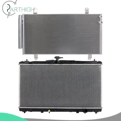 For 2013-18 Toyota Avalon 2012-17 Camry Car Radiator & A/C Condenser Cooling Kit - Image 1 of 4