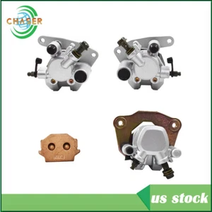 ATV Front & Rear Brake Calipers For Suzuki Vinson 500 LTA 500 LT-F500 2002-2007 - Picture 1 of 8