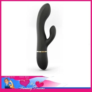 Dorcel | Glam Rabbit 2 Motors 10 Speeds Silicone Rabbit Usb Vibrator 21.8cm Blac - Picture 1 of 6