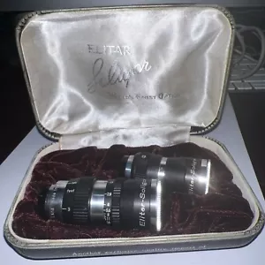 Soligor Elitar 6.5mm and 1 1/2” In Org Box D Mount Bolex - Picture 1 of 7