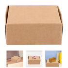 25 Brown Paper Gift Boxes with Lids for Weddings, Birthdays & Favors