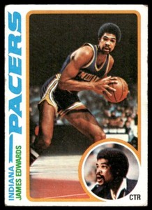 1978-79 Topps James Edwards Rookie Indiana Pacers #27
