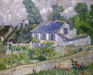 Vincent van Gogh: Houses at Auvers Giclee Canvas Print various sizes - Picture 1 of 1