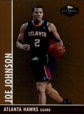 2008-09 Topps Co-Signers Bronze Atlanta Hawks Basketball Card #54 Joe Johnson