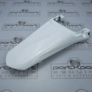 HONDA CRF CRF250L CRF250M REAR FENDER MUGUARD FAIRING WHITE GENUINE 2012 - 16 - Picture 1 of 3