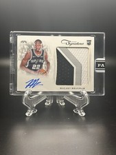 Malaki Branham 2022-23 Panini Signatures Rookie Spurs Patch Auto RC SSP #5/10