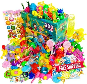 200 Stück Schatzkiste Preise für Klassenzimmer Großpackung Spielzeug Kindergeburtstag Party Gastgeschenke - Bild 1 von 7