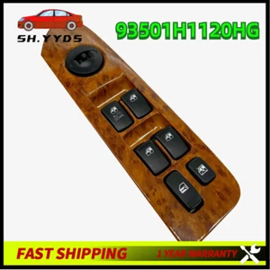 FOR HYUNDAI TERRACAN WINDOW REGULATOR SWITCH SWITCH ASSY-P/WDO MAIN 93501H1120HG - Picture 1 of 4