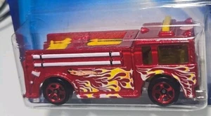 2003 Hot Wheels #190 Work Crewsers Series - FIRE TRUCK - #10/10 - Picture 1 of 3