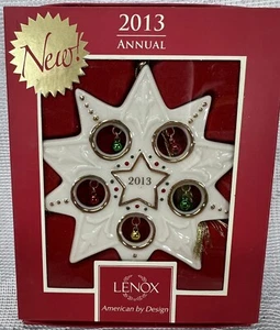 Lenox 2013 Jolly Jingle Star Ornament #838173 - Bild 1 von 3